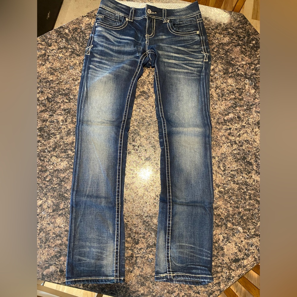 Buckle black jeans